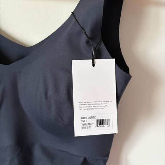 Knix LuxeLift Evolution Tank NWT Twilight Navy Blue Size Small - Picture 4 of 6